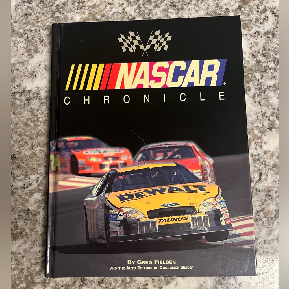 Decorative NASCAR book